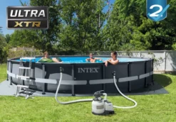Intex Ultra Frame XTR Pool - 610 X 122 Cm - Met Zandfilterpomp En Accessoires -Bestway Verkoop 26334gn sfeerafbeelding met accessoires