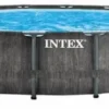 Intex Prism Frame Pool Greywood - 549 X 122 Cm – Met Filterpomp En Accessoires -Bestway Verkoop 417 1200 intex 26744