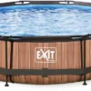 EXIT TOYS EXIT Wood Zwembad - 360 X 76 Cm - Met Filterpomp -Bestway Verkoop 571 1200 exit 30 12 12 10 int 1