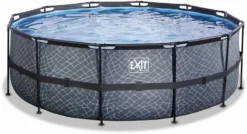 EXIT TOYS EXIT Stone Zwembad - 427 X 122 Cm - Met Zandfilterpomp En Trap -Bestway Verkoop 649 1200 exit 30 27 14 00 int 2