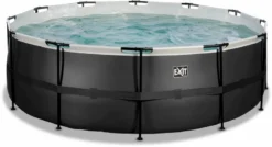 EXIT TOYS EXIT Black Leather Zwembad - 427 X 122 Cm - Met Zandfilterpomp En Trap -Bestway Verkoop 651 1200 exit 30 27 14 20 int 2