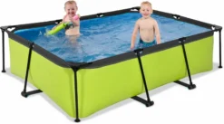 EXIT TOYS EXIT Lime Zwembad - 220 X 150 X 65 Cm - Met Filterpomp -Bestway Verkoop 668 1200 exit 30 00 21 40 int 4