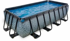 EXIT TOYS EXIT Stone Zwembad - 400 X 200 X 100 Cm - Met Zandfilterpomp En Trap -Bestway Verkoop 697 1200 exit 30 17 42 00 int 1