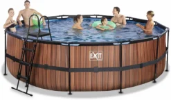 EXIT TOYS EXIT Wood Zwembad - 488 X 122 Cm - Met Zandfilterpomp En Trap -Bestway Verkoop 699 1200 exit 30 27 16 10 int 5