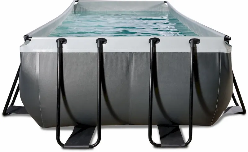 EXIT TOYS EXIT Black Leather Zwembad - 540 X 250 X 122 Cm - Met Zandfilterpomp En Trap 5 EXIT TOYS EXIT Black Leather Zwembad - 540 X 250 X 122 Cm - Met Zandfilterpomp En Trap - Afbeelding 3
