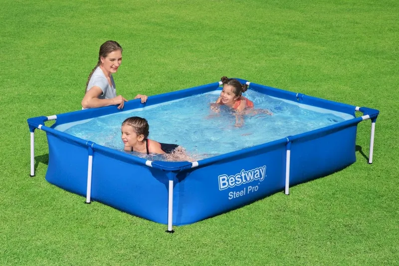 Bestway Steel Pro Zwembad - 221 X 150 X 43 Cm 9 Bestway Steel Pro Zwembad - 221 X 150 X 43 Cm - Afbeelding 7