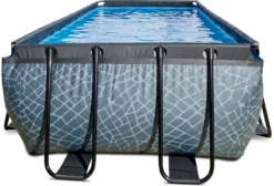 EXIT TOYS EXIT Stone Zwembad - 400 X 200 X 122 Cm - Met Zandfilterpomp En Trap -Bestway Verkoop 814 1200 exit 30 27 42 00 int 3