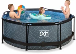 EXIT TOYS EXIT Stone Zwembad - 244 X 76 Cm - Met Filterpomp -Bestway Verkoop 851 1200 exit 30 12 08 00 int 3