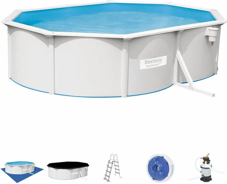 Bestway Hydrium Jersey Metalen Zwembad 500 X 360 X 120cm 3 Bestway Hydrium Jersey Metalen Zwembad 500 X 360 X 120cm