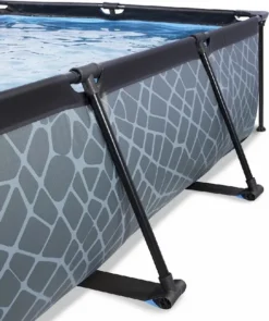 EXIT TOYS EXIT Stone Zwembad - 220 X 150 X 65 Cm - Met Filterpomp -Bestway Verkoop 900 753 exit 30 00 21 00 int 3