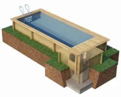 Voorkant -Bestway Verkoop bwt stadszwembad met omkasting schematisch