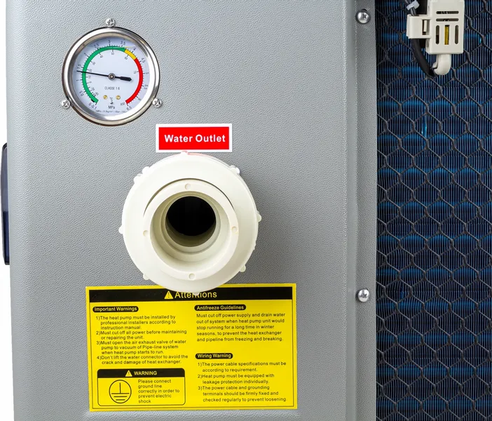 W'eau Full Inverter Zwembad Warmtepomp - 35 KW (krachtstroom) 9 W'eau Full Inverter Zwembad Warmtepomp - 35 KW (krachtstroom) - Afbeelding 7