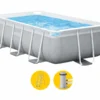 Intex Prism Frame Pool - 300 X 175 X 80 Cm - Met Filterpomp En Trap 1 Intex Prism Frame Pool - 300 X 175 X 80 Cm - Met Filterpomp En Trap -Bestway Verkoop intex prism frame pool 300 x 175 x 80 cm met filterpomp en trap