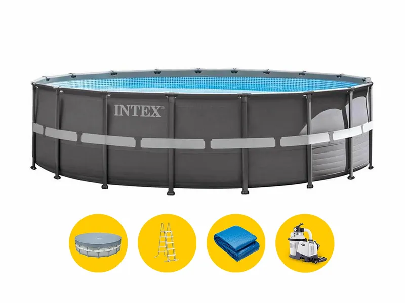 Intex Ultra Frame XTR Pool - 610 X 122 Cm - Met Zandfilterpomp En Accessoires