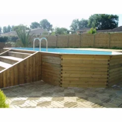 Gardipool Oblong 8.10 X 4.60 X 1.33 M Houten Zwembad -Bestway Verkoop oblong7 3