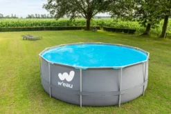 W'eau Steel Frame Zwembad - 427 X 122 Cm - Met Filterpomp En Accessoires -Bestway Verkoop w eau zwembad noppenfolie