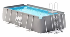 W'eau Steel Frame Zwembad - 549 X 305 X 122 Cm - Met Filterpomp En Accessoires